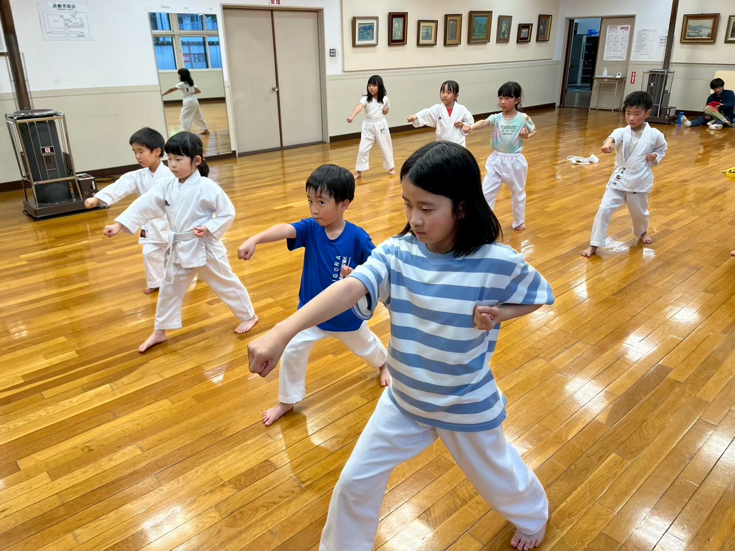 宮の沢空手教室内観