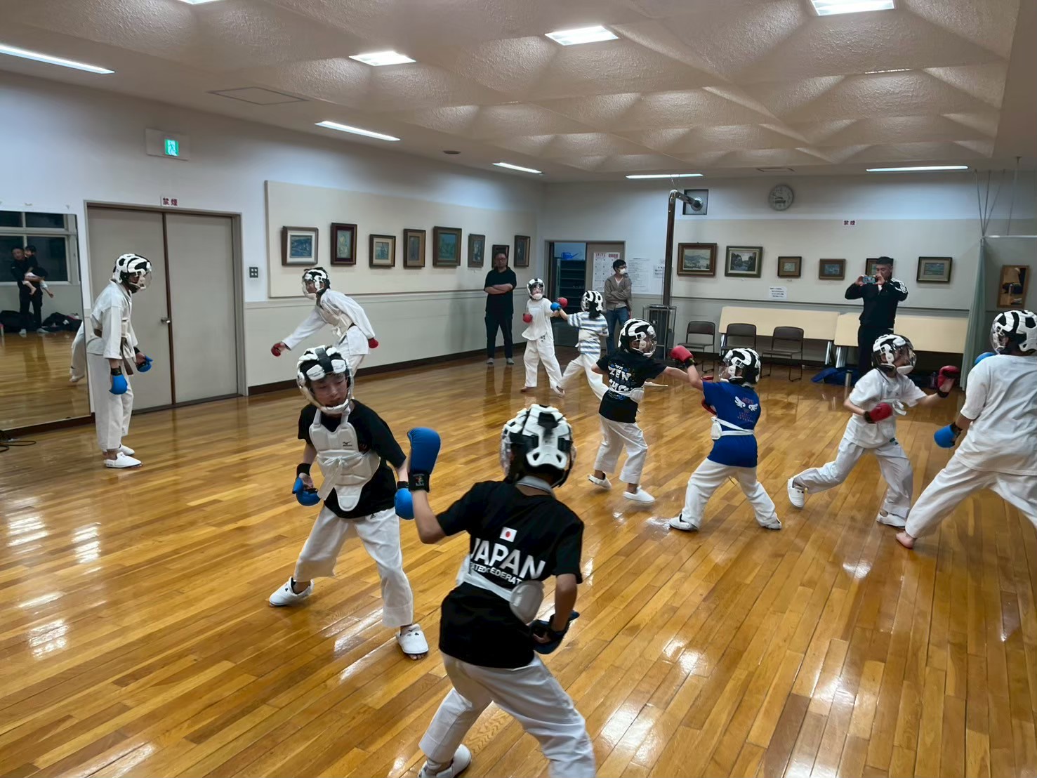 宮の沢空手教室写真（１）