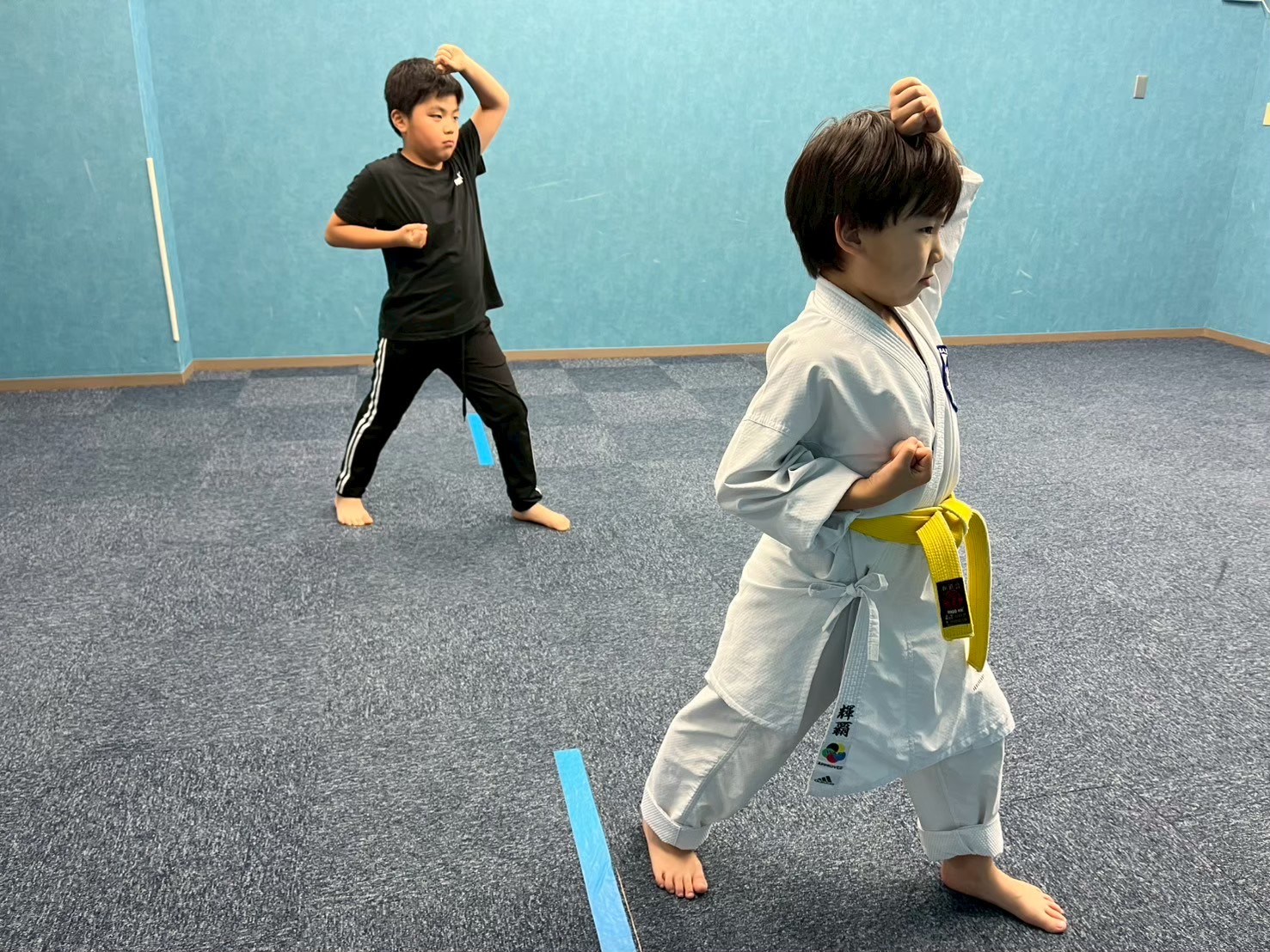 宮の沢空手教室内観